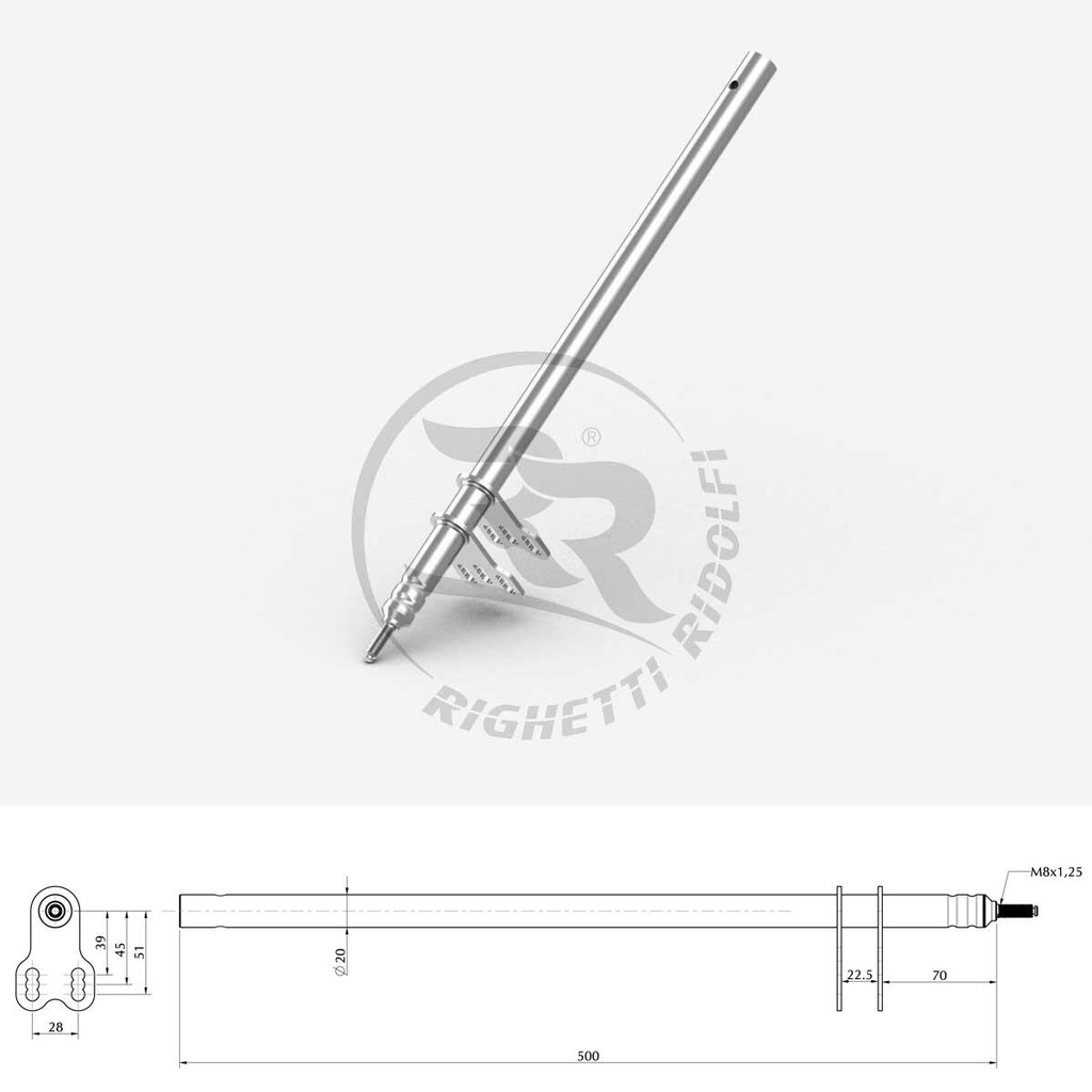 Righetti Replica Steering Shafts