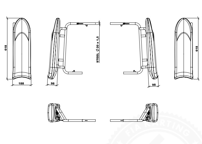 KG 507 Side Pod (sold individually)