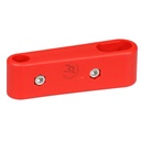 Nylon flange for front spoiler