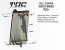 ROK Billet Aluminum Radiator Bracket