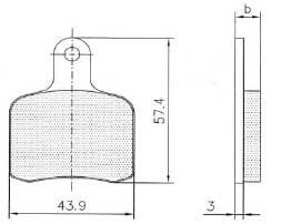 Tony BS5 Front/SA2 Rear Set - Ferodo