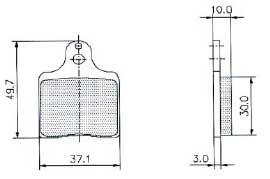 Intrepid EVO 3 Front Brake Pad Set