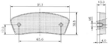 Tony / All Kart (Old) Rear Set