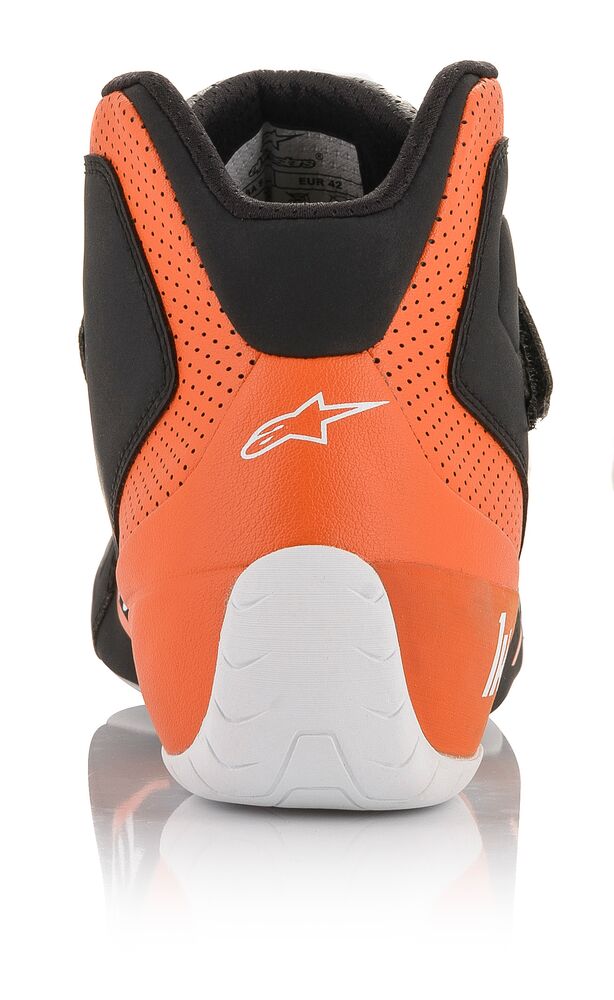 Alpinestars Tech 1-K Shoes 2021 - Black/Orange/White Size 12