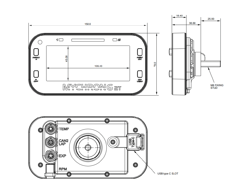 MyChron 6S 2T GPS Laptimer with Sensors_G