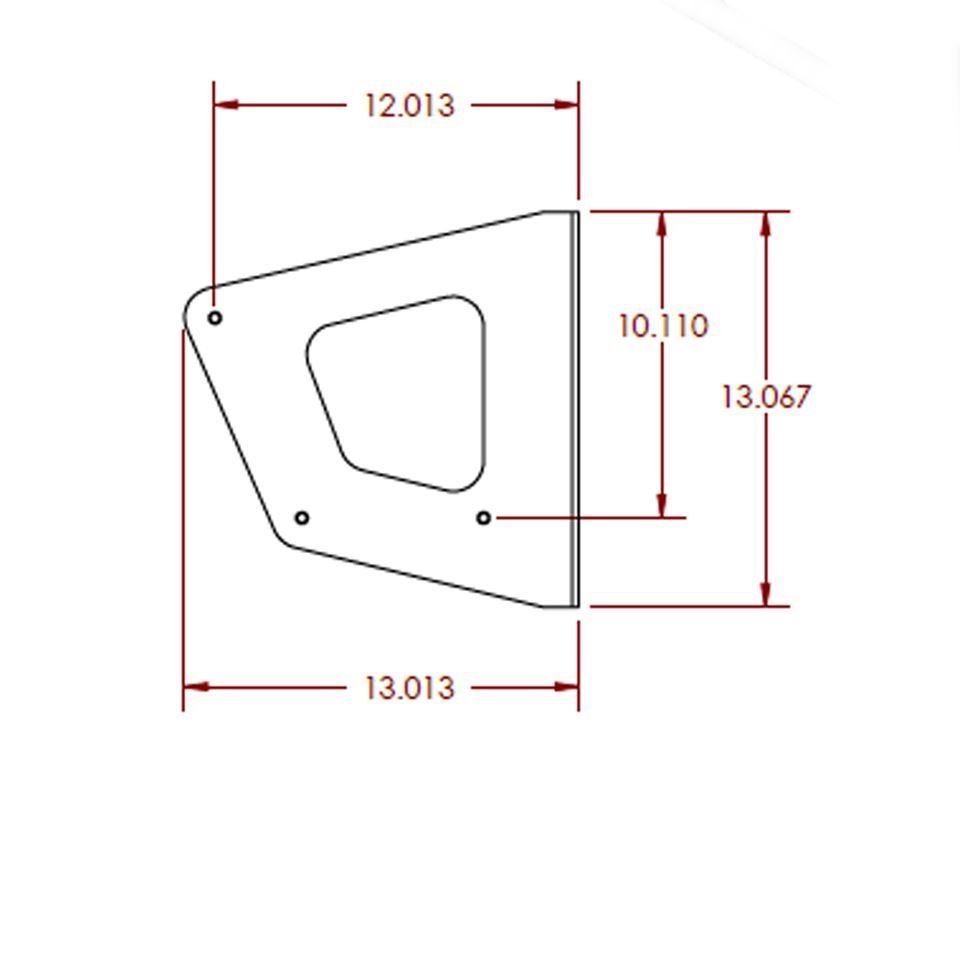 Trailer Tire Rack 64"