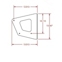 Trailer Tire Rack 64"