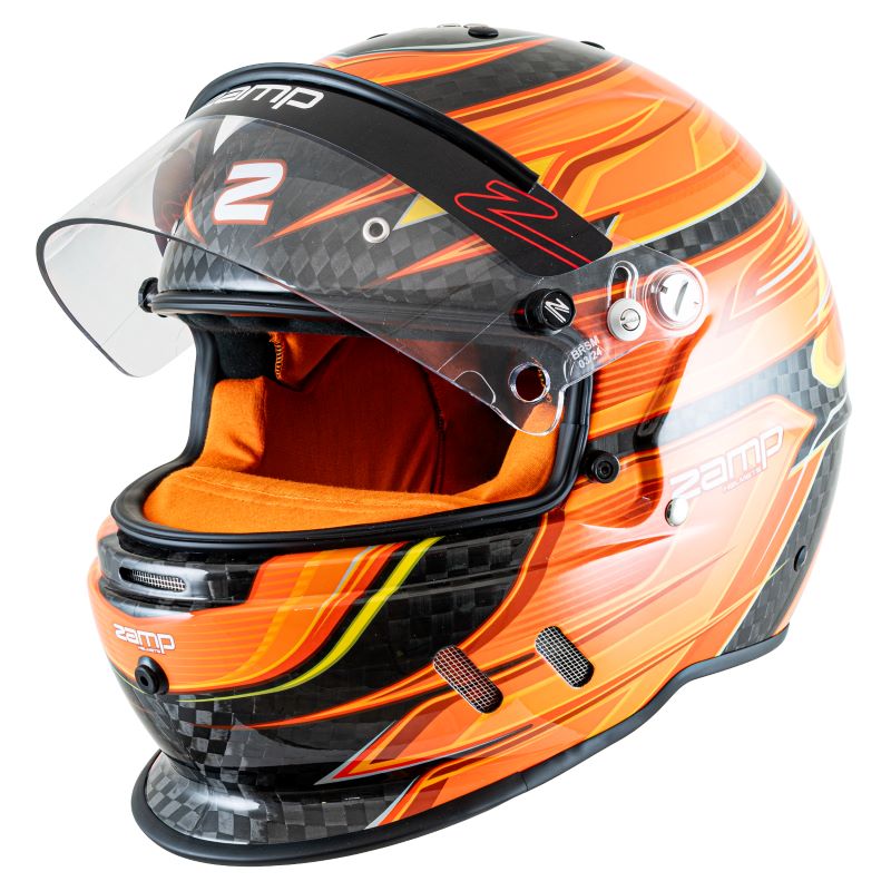 Zamp RZ-67D SA2025 Carbon Flo Helmet