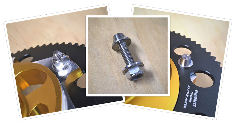 Titanium Flanged Nylock Nut M6