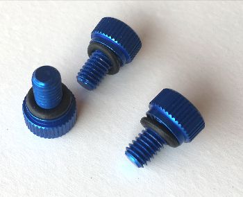 Anodized 6mm Over-Sized Aluminum Bead Lock Screw