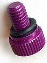 Anodized 6mm Over-Sized Aluminum Bead Lock Screw