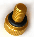 Anodized 6mm Over-Sized Aluminum Bead Lock Screw