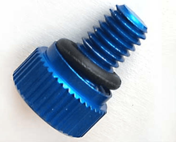 Anodized 6mm Over-Sized Aluminum Bead Lock Screw