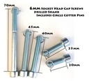Drilled Socket Head Bolt with Cotter