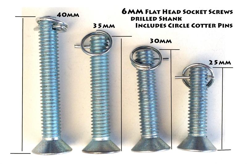 Drilled Flat Head Bolt with Cotter