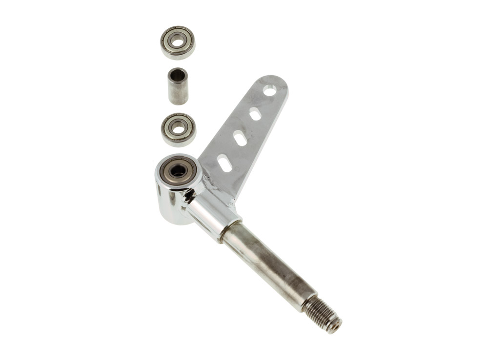 Micro stub axle with bearings