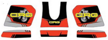 CRG Fuel Tank Decal Kit 3 LT. 2018