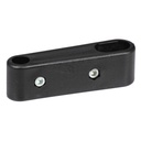 Nylon flange for front spoiler