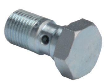 Drilled Screw- 1/8 for banjo fitting