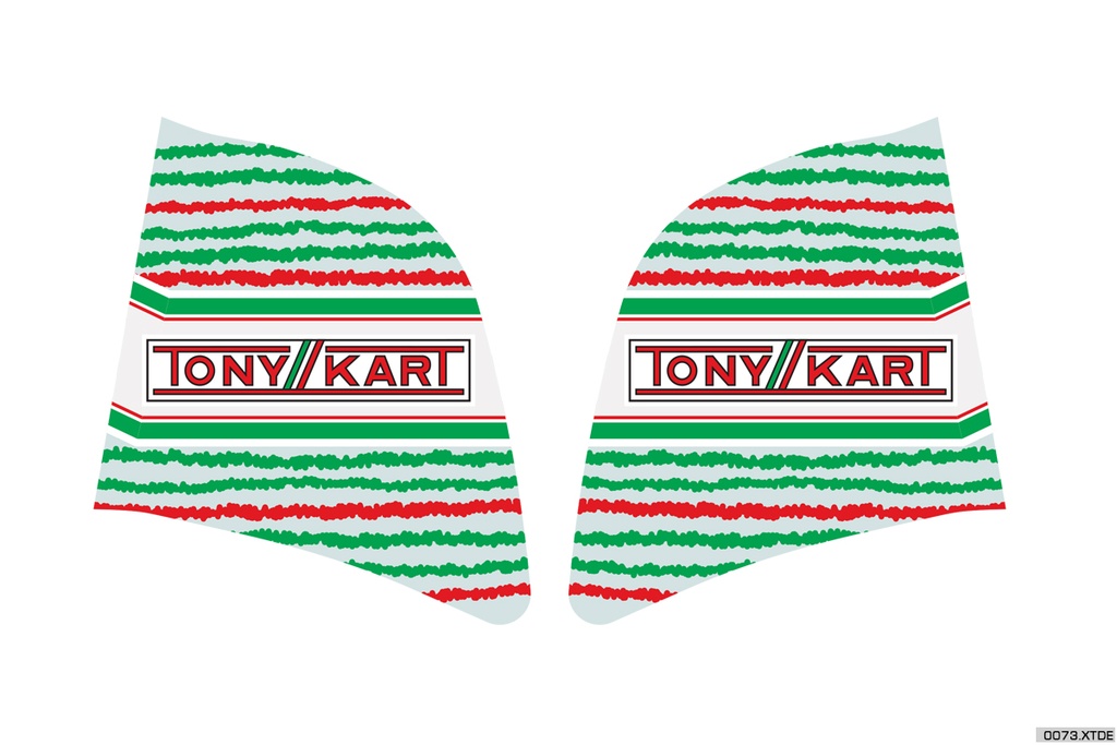 TonyKart Fuel Tank Sticker 3 Lt 2019 - CLEARANCE