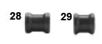 CRG, Caliper Spacer Black 8.5x16x16