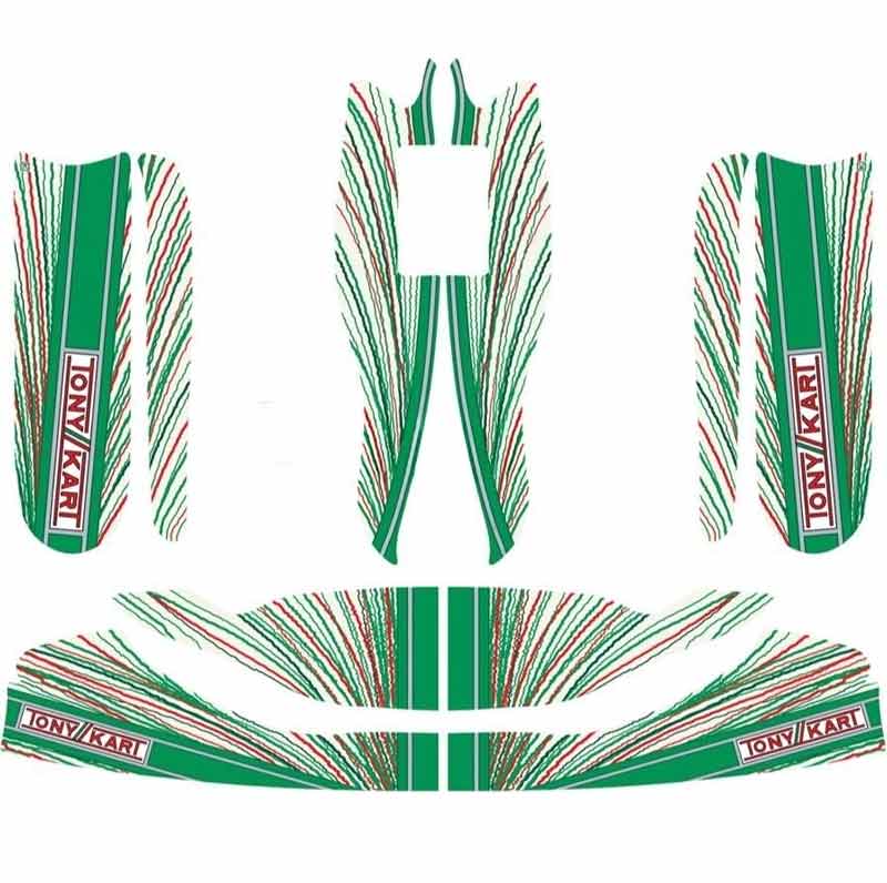 TonyKart M10/KG 507 bodyworks stickers kit