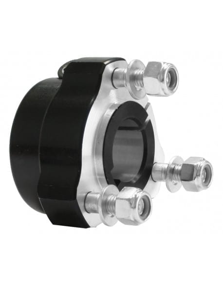 CRG Rear wheel hub 25x 40 black complete