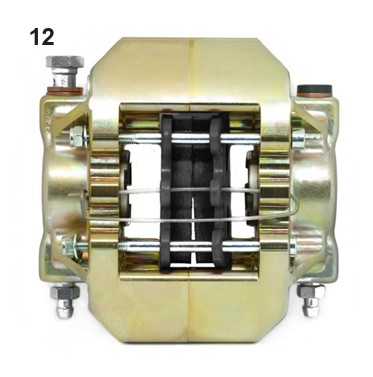 CRG Rear Brake Caliper Complete Gold