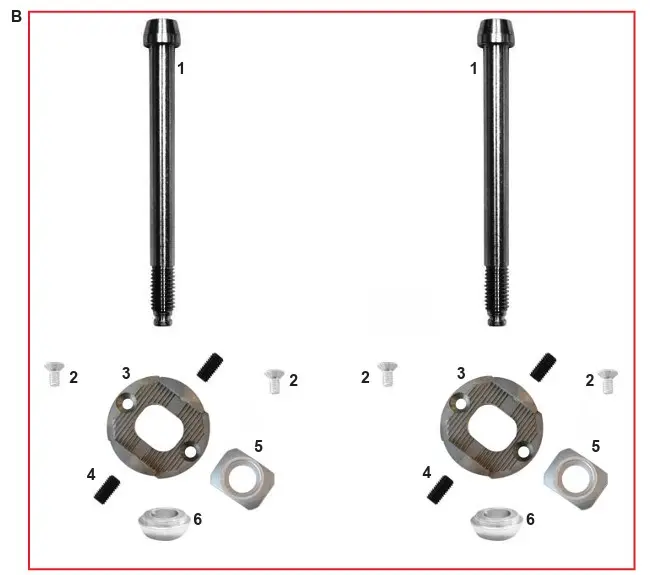 CRG Sniper Caster System Top Set KZ/KF