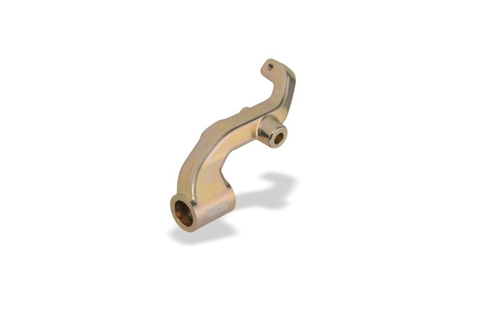 Brake pedal's support for rudder pedals