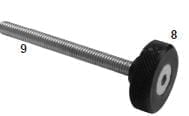 CRG, Divider Register Knob Black