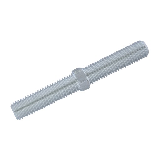 Threaded pin for adjustable seat support