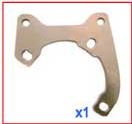 CRG, Rear Brake Caliper Plate 3H 195mm