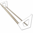 Trailer Tire Rack 48"