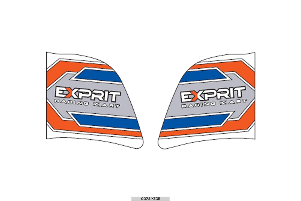 Exprit Fuel Tank Sticker 3,5 Lt. - CLEARANCE