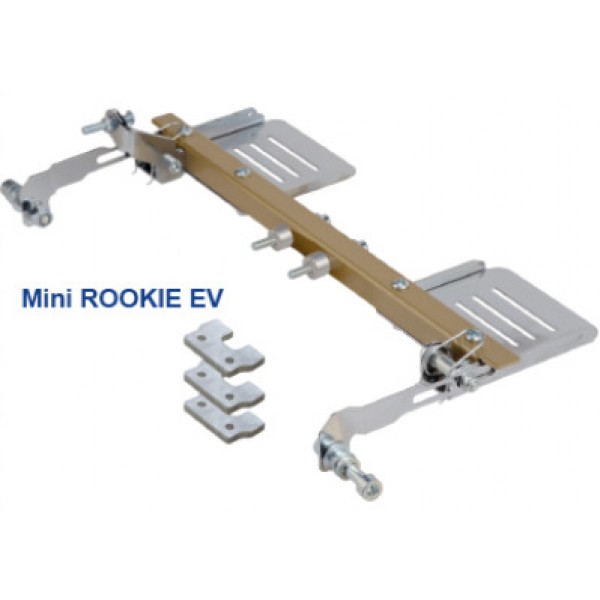 Complete rudder pedals for Mini Rookie EV
