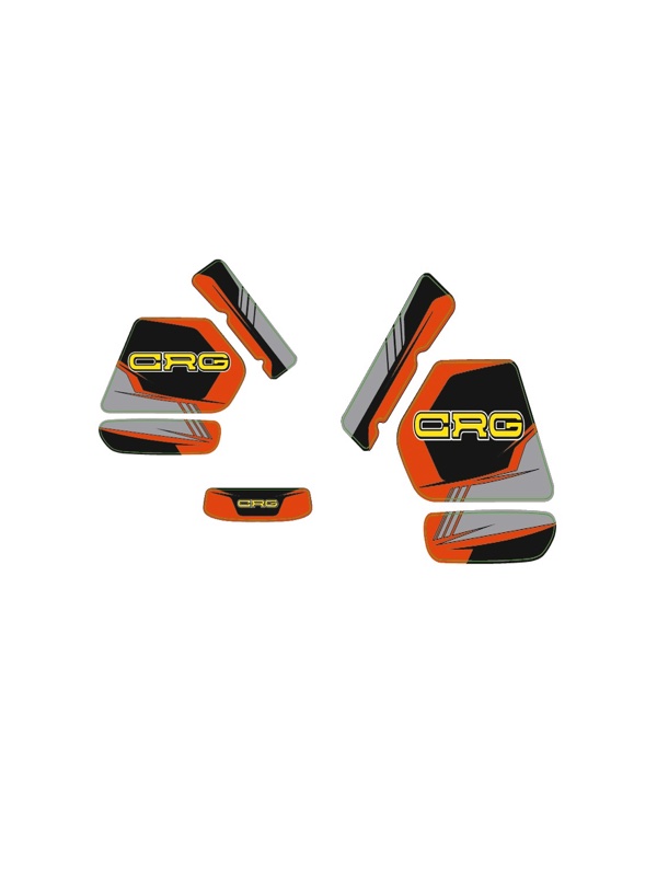 CRG Vs.02 Fuel Tank Sticker Kit 8.5Lt