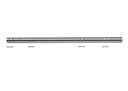 axle 50 x 1000 mm type U