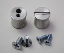 Bell Aluminum Tall Dual Hole Tear Off Post Kit