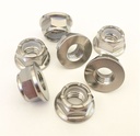 Titanium Flanged Nut M8