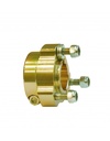 CRG Al. Rear wheel hub 30x40 gold complete