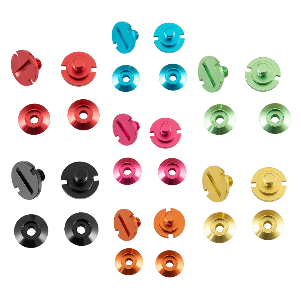 Zamp Z-20 Shield Anodized Retention Screws & Washers 